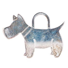 Tiffany & Co. Scottie Dog Sterling Silver Dog Tag