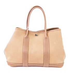 Hermes Garden Party TPM Canvas and Leather Beige – Stamp P 2012