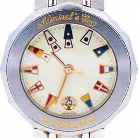 Corum Admirals Cup 39610.20V50 Stainless Steel White Dial Ladies Watch – 27mm