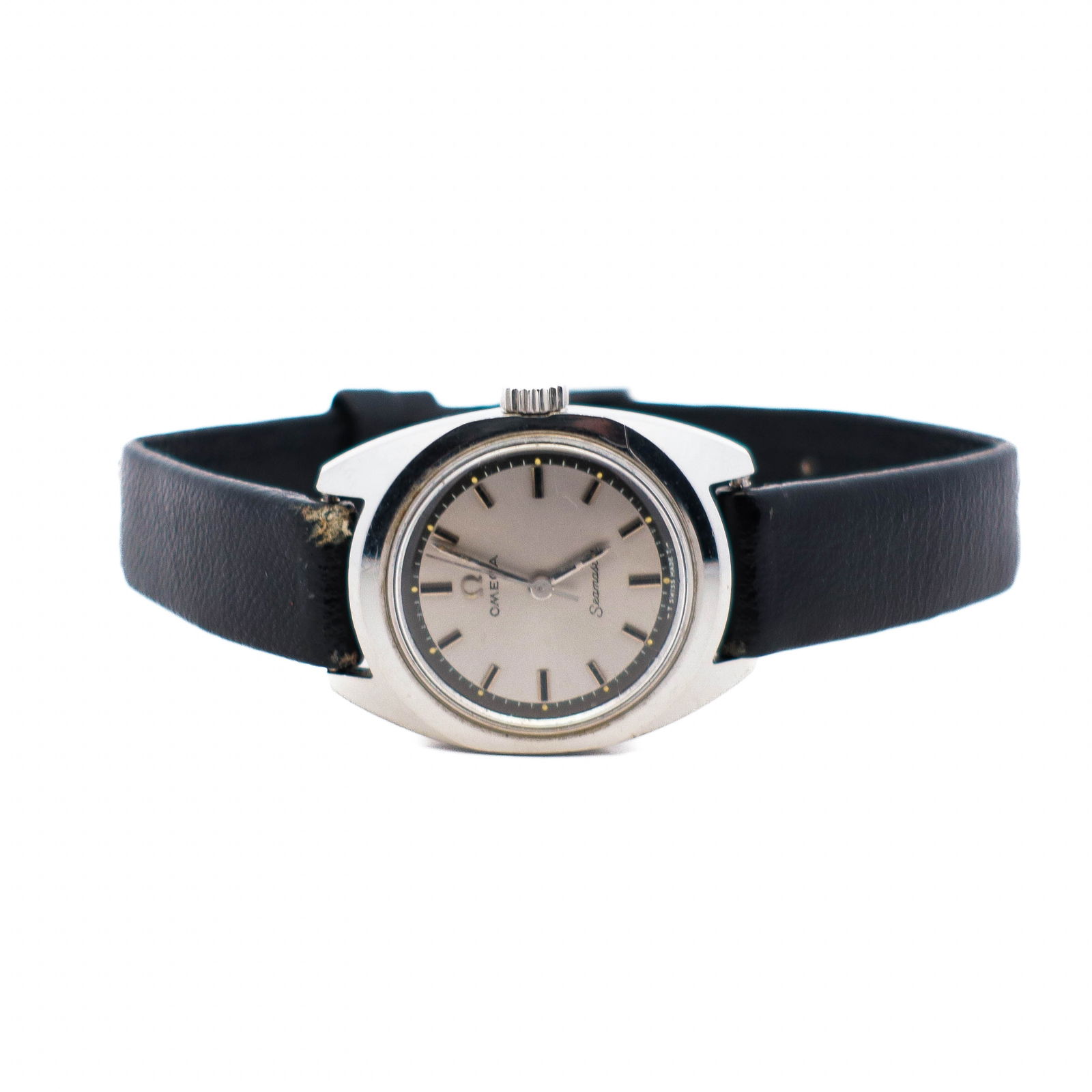 Omega Seamaster Stainless Steel Silver Dial Watch – 23 mm (1 of 6)