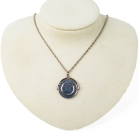 Tiffany & Co. 925 Coin Edge Heads or Tails Necklace 18" 2003