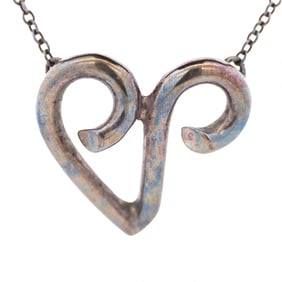 Tiffany & Co. Paloma Picasso Aries Sterling Silver Necklace 16"