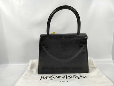 Vintage Yves Saint Laurent Lizard Handbag Beautiful Bag