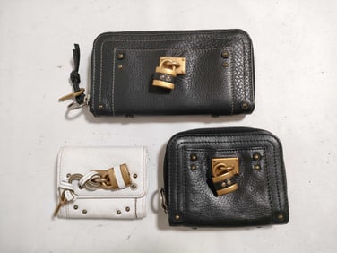 Chloe Paddington Wallet Trio – Leather, Three Pieces