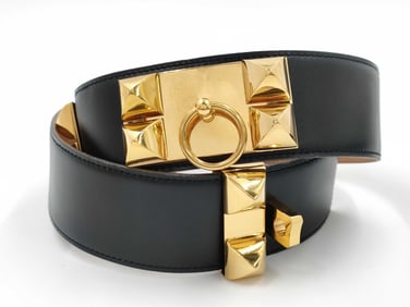 Hermes Collier de Chien belt With Box