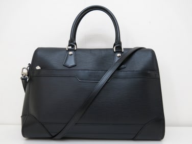 LOUIS VUITTON Epi Leather Boulgier 50 Noir – 2-Way Boston Bag (CA1057)