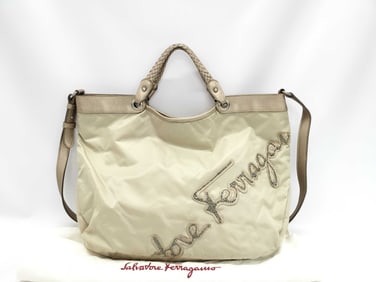 Salvatore Ferragamo Nylon Bag Shoulder Bag