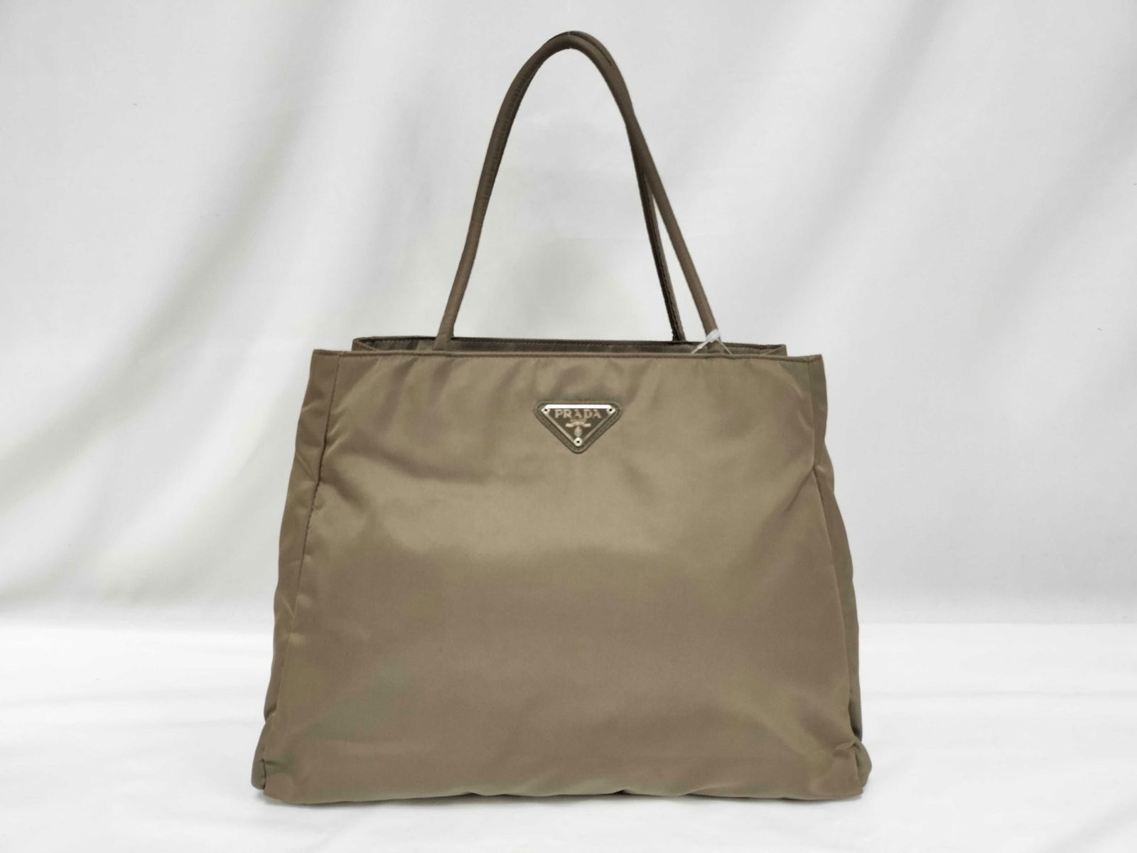Prada Tessuto Nylon Tote Bag Khaki (1 of 10)