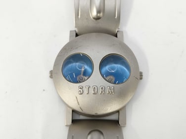 Storm Dual-Eye Stainless Steel Watch 34mm