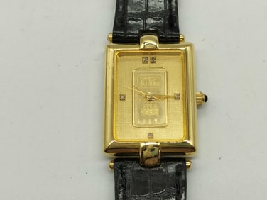 Credit Suisse Ingot Fine Gold 999.9 Men’s Watch – 24mm