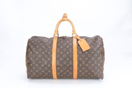 Louis Vuitton Monogram Keepall 50 Duffle Bag
