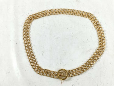 Chanel Late 1980s-Early 1990s Chain Link Belt