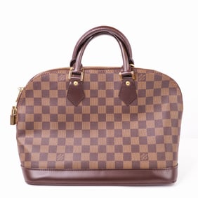 Louis Vuitton Damier Ebene Alma PM Handbag