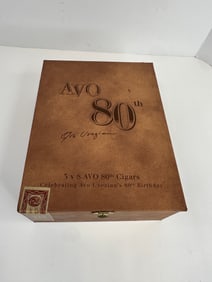 Box of 24 Avo Uvezian 80th Birthday Cigars