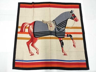 Hermes Callian 140 Cashmere Silk Shawl