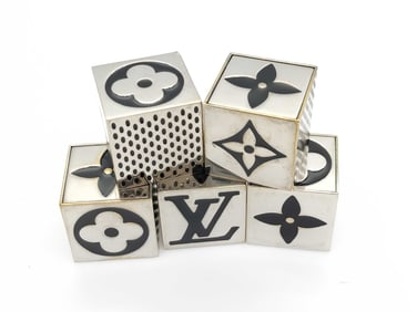 Louis Vuitton Monogram Cube Dice Set