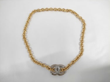 Chanel Coco Chain Belt 97A 1997 Vintage Chanel Gold Plated Chain Belt