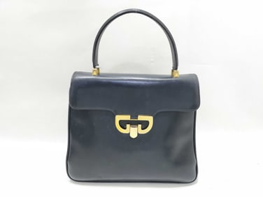 vintage Gucci G-Lock Piston Lock Tom Ford era Leather Handbag