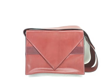 Bally Brown Leather Envelope Shoulder Bag