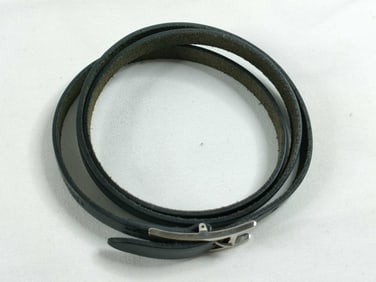 Hermes Behapi Triple Wrap Leather Bracelet