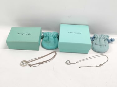 Tiffany & Co. Sterling Silver Two-Piece Necklace Set