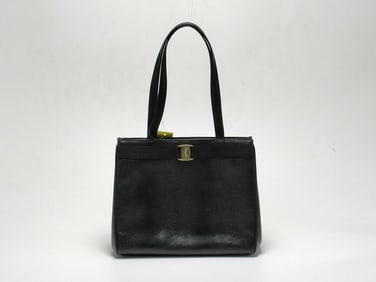 Salvatore Ferragamo Vara Embossed Handbag