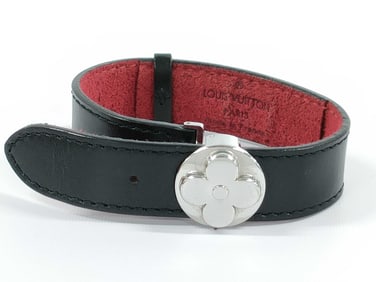 Louis Vuitton Good Luck Leather Monogram Bracelet w/Box