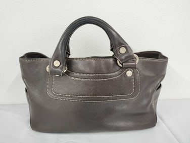 Celine Leather Brown Handbag