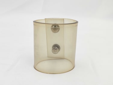 Chanel Clear Acrylic Wide Cocomark Cuff Bracelet 00C Collection