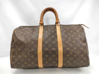 Louis Vuitton Monogram Keepall M41428 45 Boston Bag