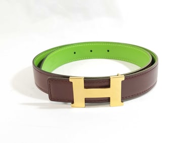 Hermes Constance Belt Size B65 Brown