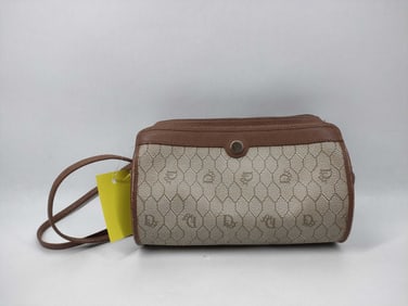 Dior Canvas Shoulder Bag Shoulder Bag Honeycomb Vintage