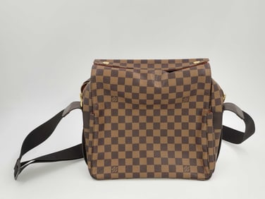 Louis Vuitton Damier Ebene Naviglio Messenger Shoulder Bag N45255