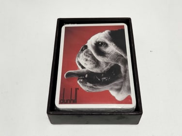 Dunhill Bulldog Playing Cards NIB