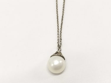 Tiffany & Co. Pearl Pendant Necklace SV925