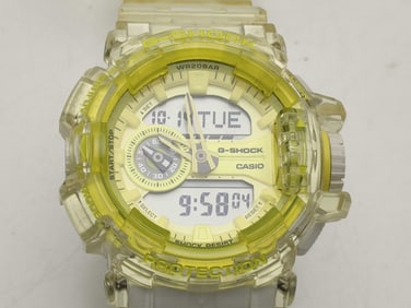 Casio G-Shock GA-400SK Transparent Yellow Resin Men’s Watch