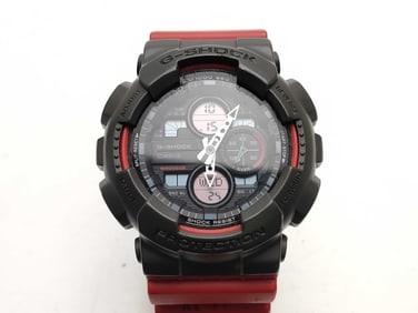 Casio G-Shock GA-140 Black & Red Resin Men’s Watch