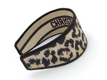 Dior Christian Dior Leopard Jacquard Headband