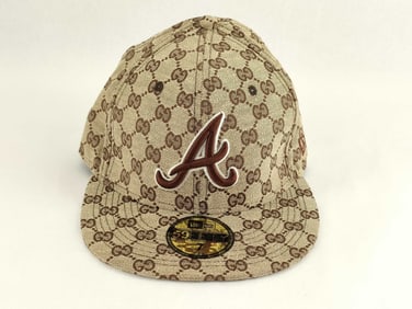 Gucci x New Era 59FIFTY Fitted Cap Atlanta Braves Fitted Cap size 7