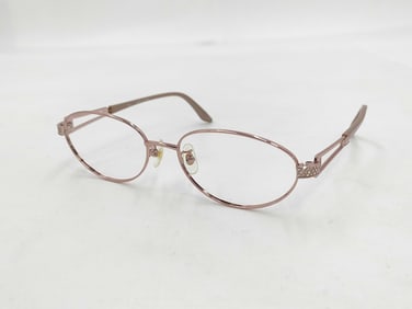 Christian Dior Pink Glasses Frames Eyewear Lightweight