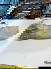 Massive Yellow Quartz Crystal Tower