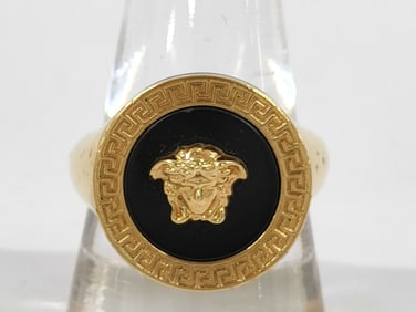 A New Jersey Man's Versace Signet Ring size 10.5
