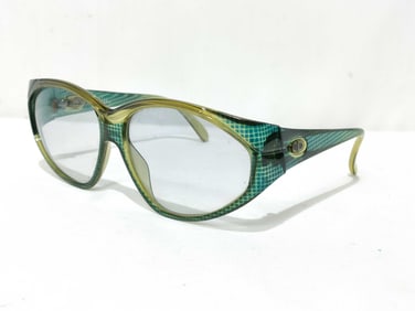 Christian Dior Green Plastic Sunglasses