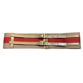 Vintage Gucci Double Buckle Belt
