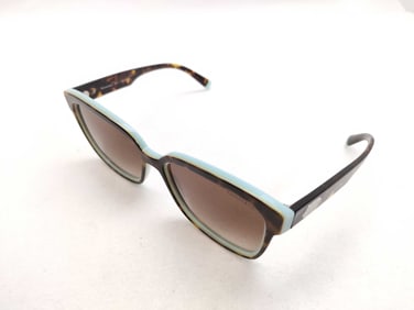 Tiffany & Co. Tiffany Blue & Tortiseshell Acetate Sunglasses with Case