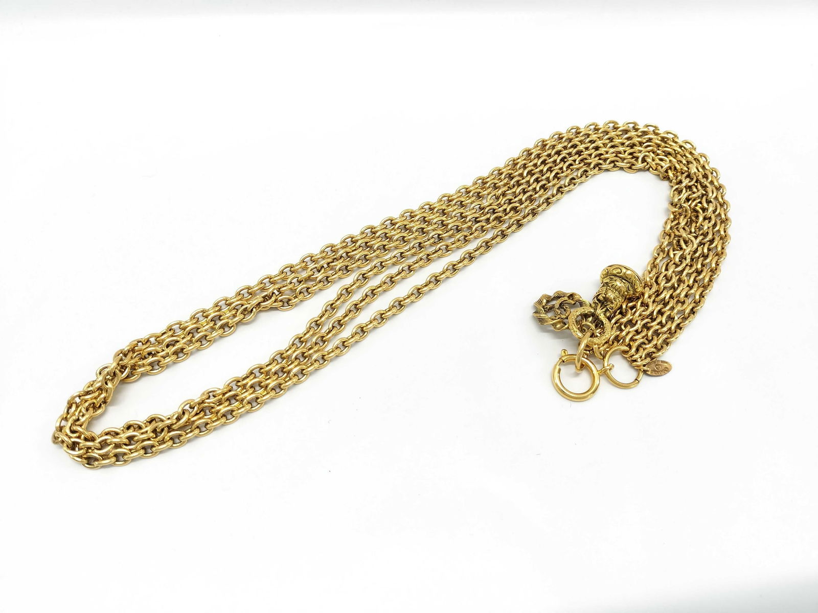 Chanel Vintage Gold-Tone Multi-Chain Necklace (1 of 10)
