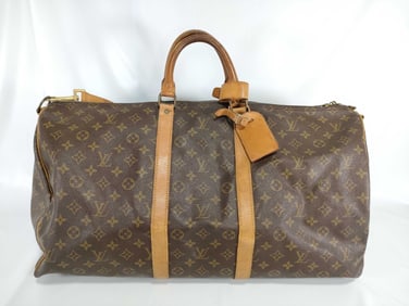 Louis Vuitton Monogram Keepall 55 Boston Bag