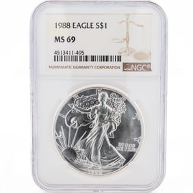 1921 Morgan Silver Dollar PCGS MS 64