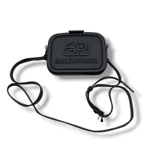Balenciaga Black Lunch Box Mini Shoulder Bag
