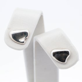 925 Sterling Silver Tiffany & Co. Heart Earrings